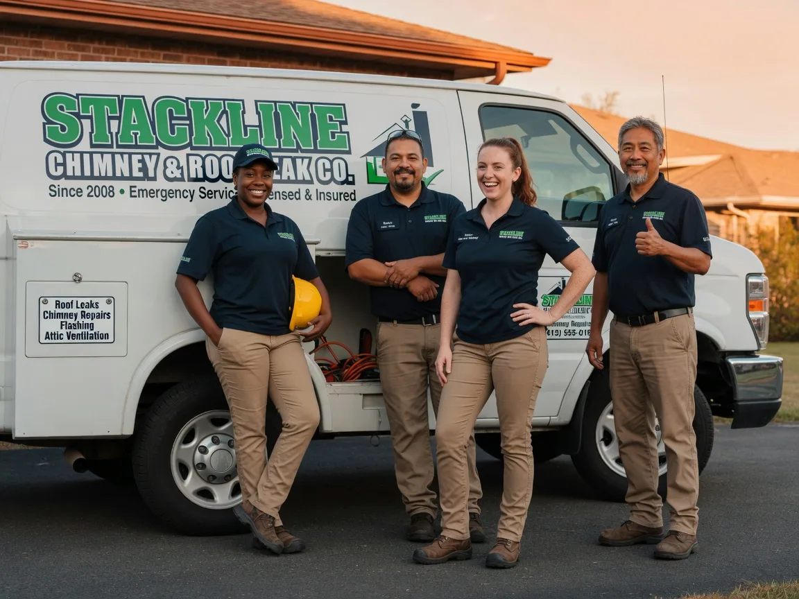 Chimney flashing repair company in Sinking Spring, OH